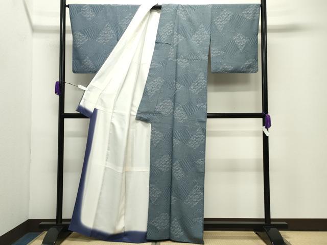 平和屋着物●江戸小紋　切嵌寄せ小紋柄　正絹　逸品　CABD9250gh 平和屋着物○江戸小紋 切嵌寄せ小紋柄 正絹 逸品 CABD9250ghの通販 by