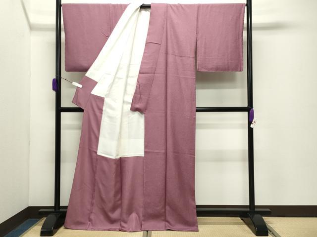 平和屋着物●伝統工芸師　服部光擴　江戸小紋　鮫小紋柄　ロング丈　正絹　逸品　未使用　CABD9253gh