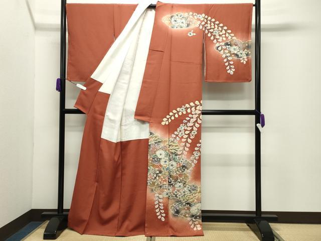 平和屋着物●訪問着　作家物　辻が花　絞り　暈し染め　正絹　逸品　未使用　CABD9258gh