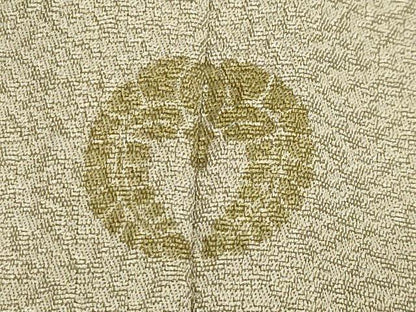 平和屋着物●中国三大刺繍　蘇州刺繍　スワトウ刺繍　汕頭刺繍　総刺繍　色留袖　花唐草文　正絹　逸品　CABD9264gh