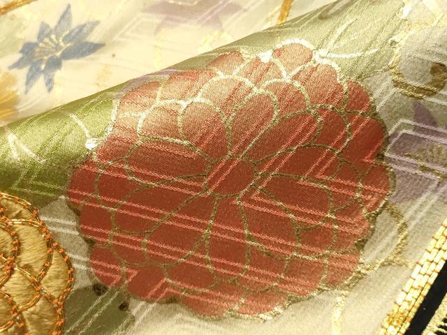 平和屋着物●訪問着　駒刺繍　流水菊花文　黒地　金彩　正絹　逸品　CABD9265gh 楽天市場】平和屋着物○銀座きしや 訪問着 駒刺繍 吉祥花文 金彩 正絹