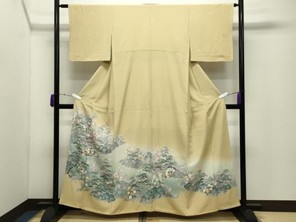 平和屋着物●豪華色留袖　作家物　風景松竹梅文　暈し染め　正絹　逸品　CABD9268gh