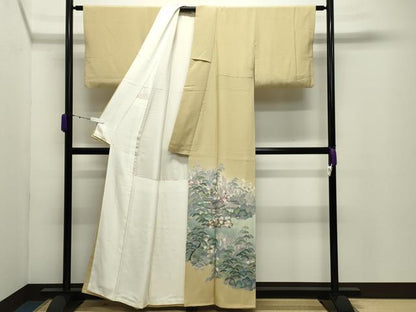 平和屋着物●豪華色留袖　作家物　風景松竹梅文　暈し染め　正絹　逸品　CABD9268gh