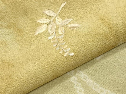 平和屋着物●中国三大刺繍　スワトウ刺繍　訪問着　駒刺繍　辻が花　絞り　金糸　正絹　逸品　未使用　CABD9282gh
