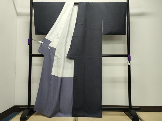 平和屋着物●江戸小紋　行儀　正絹　逸品　CABD9283gh