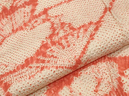 平和屋着物●豪華振袖　総絞り　流水扇面花文　正絹　逸品　CABD9286gh