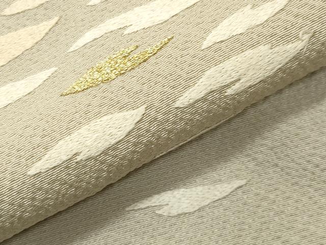 平和屋着物●訪問着　総刺繍　吉祥文　暈し染め　金糸　正絹　逸品　未使用　CABD9290gh