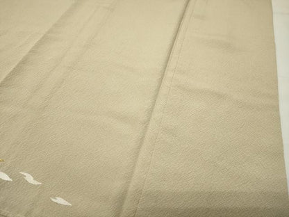平和屋着物●訪問着　総刺繍　吉祥文　暈し染め　金糸　正絹　逸品　未使用　CABD9290gh