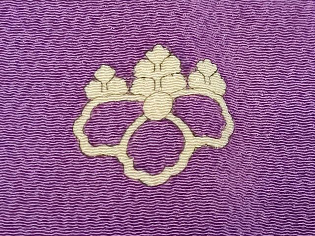 平和屋本店●アンティーク　大正ロマン　振袖　刺繍　鏡裏鳳凰花文　正絹　逸品　CABD9292gh