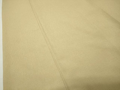 平和屋着物●上質な色無地　蒸栗色　正絹　逸品　CABD9298gh