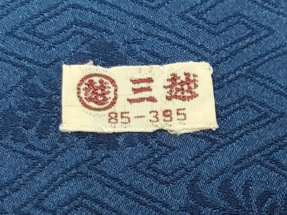 平和屋着物●創業460年・千總　振袖　駒刺繍　絞り　御所車花文　金彩　三越扱い　正絹　逸品　CABD9303gh