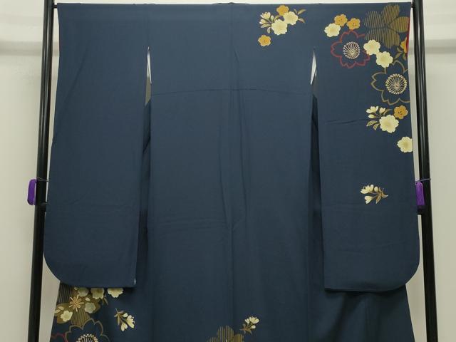 平和屋着物●豪華振袖　舞桜文　金彩　正絹　逸品　CABD9317gh