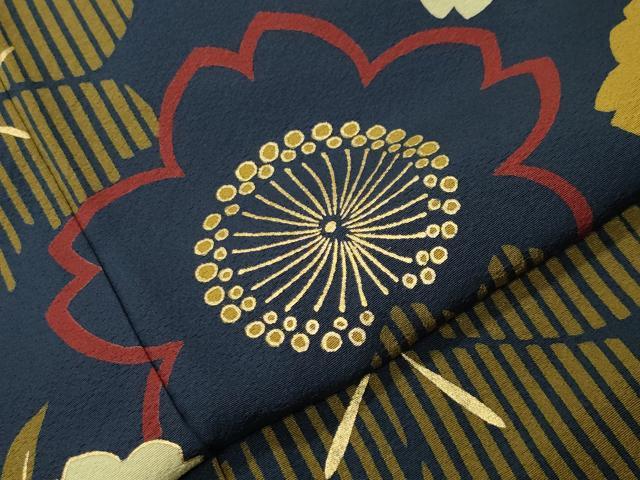 平和屋着物●豪華振袖　舞桜文　金彩　正絹　逸品　CABD9317gh