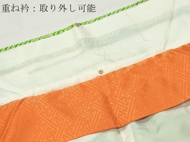 平和屋着物●豪華振袖　絞り　刺繍　風景松竹梅花文　金彩　高島屋扱い　正絹　逸品　CABD9318gh