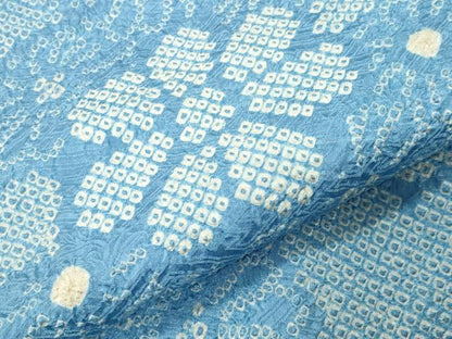 平和屋着物●豪華振袖　総絞り　雲重ね花文　正絹　逸品　CABD9319gh