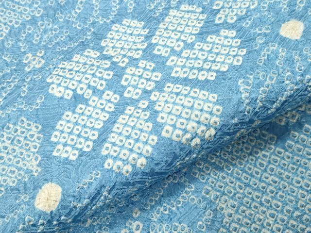 平和屋着物●豪華振袖　総絞り　雲重ね花文　正絹　逸品　CABD9319gh