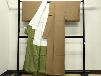 平和屋着物●小紋師　黒岩秀硯　江戸小紋　角通し　正絹　逸品　CABD9329gh