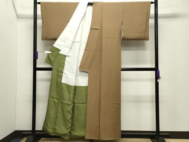 平和屋着物●小紋師　黒岩秀硯　江戸小紋　角通し　正絹　逸品　CABD9329gh