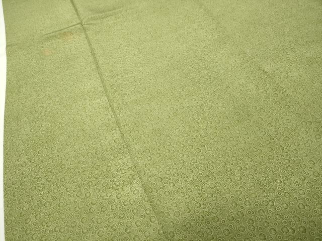 平和屋着物●人間国宝 小宮康孝　江戸小紋　蓮　三越扱い　正絹　逸品　CABD9333gh