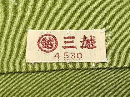 平和屋着物●人間国宝 小宮康孝　江戸小紋　蓮　三越扱い　正絹　逸品　CABD9333gh