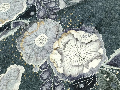平和屋着物●訪問着　作家物　辻が花　絞り　暈し染め　金彩　正絹　逸品　CABD9336gh