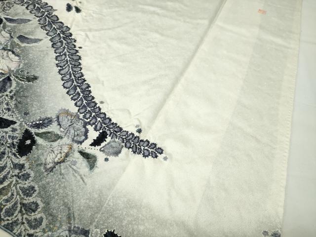 平和屋着物●訪問着　作家物　辻が花　絞り　暈し染め　金彩　正絹　逸品　CABD9336gh