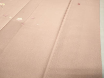 平和屋着物●本加賀友禅作家　沢飯芳雄　訪問着　花笠　暈し染め　正絹　逸品　CABD9339gh