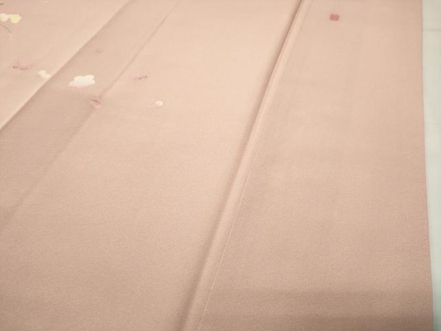 平和屋着物●本加賀友禅作家　沢飯芳雄　訪問着　花笠　暈し染め　正絹　逸品　CABD9339gh