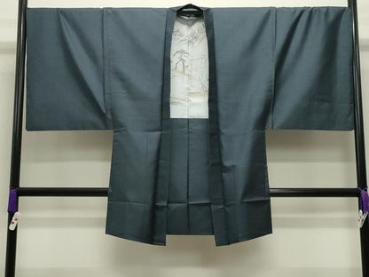 平和屋着物●男性　本場大島紬　アンサンブル　100亀甲　総詰め　正絹　逸品　CABD9342gh