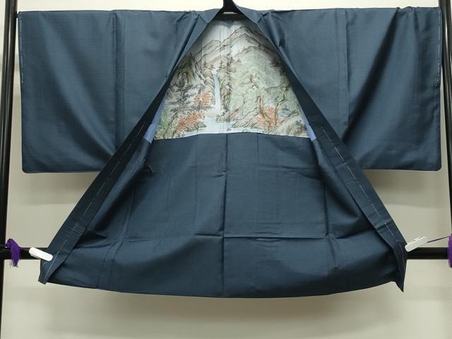 平和屋着物●男性　本場大島紬　アンサンブル　100亀甲　総詰め　正絹　逸品　未使用　CABD9343gh
