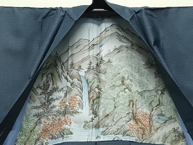 平和屋着物●男性　本場大島紬　アンサンブル　100亀甲　総詰め　正絹　逸品　未使用　CABD9343gh