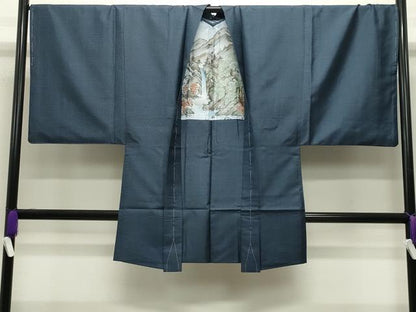 平和屋着物●男性　本場大島紬　アンサンブル　100亀甲　総詰め　正絹　逸品　未使用　CABD9343gh