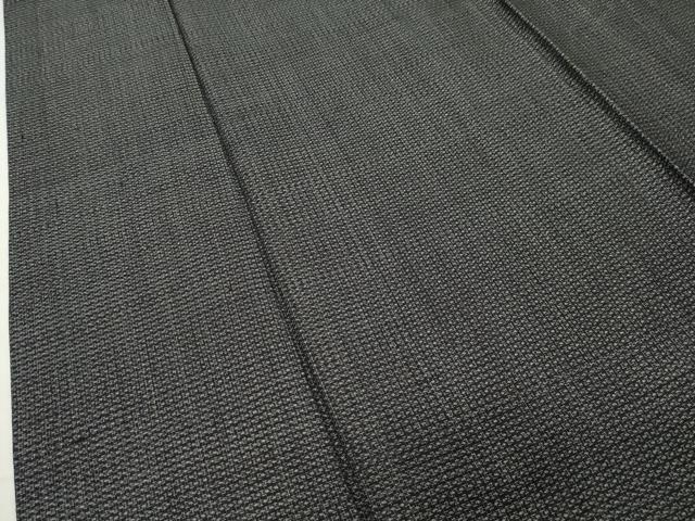 平和屋着物●男性　紬　アンサンブル　格子　正絹　逸品　CABD9346gh