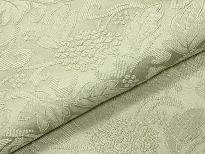 平和屋着物●上質な色無地　花唐草地紋　裏葉柳色　正絹　逸品　CABD9355gh