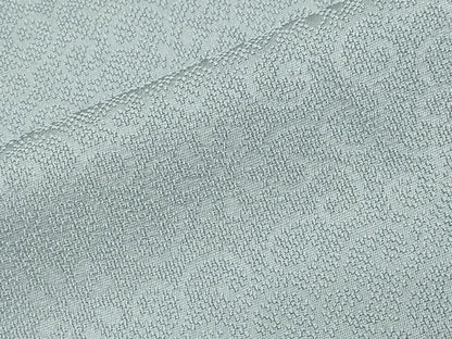 平和屋着物●上質な色無地　花唐草地紋　秘色色　正絹　逸品　未使用　CABD9357gh