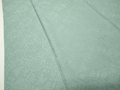 平和屋着物●上質な色無地　飛鳥花地紋　薄青色　正絹　逸品　CABD9361gh
