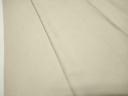 平和屋着物●上質な色無地　正倉院地紋　練色　正絹　逸品　未使用　CABD9362gh