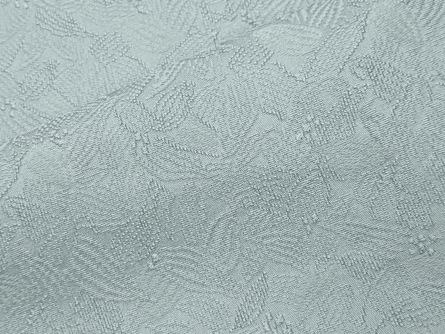 平和屋着物●上質な色無地　南天地紋　秘色色　さが美扱い　正絹　逸品　未使用　CABD9363gh