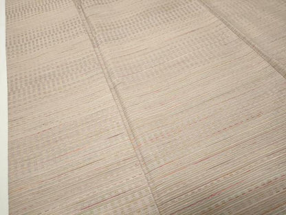 平和屋着物●菅原工房　菅原結作　漢方染紬　横段文　まるやま扱い　正絹　逸品　CABD9366gh