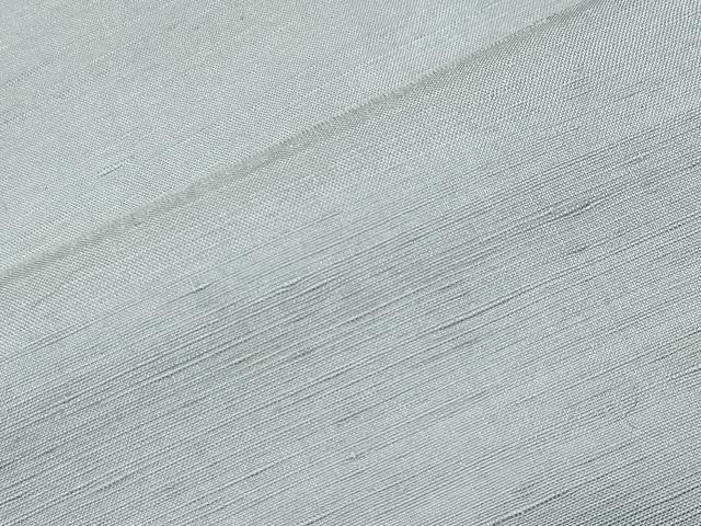 平和屋着物●結城紬　色無地　淡藤色　正絹　逸品　CABD9367gh