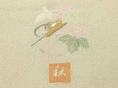 平和屋着物●訪問着　友禅　作家物　松竹梅文　暈し染め　さが美扱い　正絹　逸品　CABD9380gh