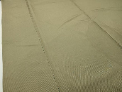 平和屋着物●江戸小紋　万筋　深緑色×木蘭色　正絹　逸品　CABD9385gh