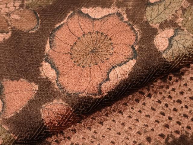 平和屋着物●訪問着　辻が花　杢目絞り　正絹　逸品　CABD9390gh