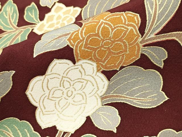 平和屋着物●訪問着　花唐草文　金彩　正絹　逸品　CABD9400gh