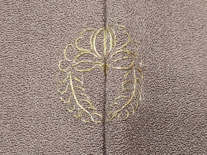 平和屋着物●訪問着　刺繍　笹竹文　暈し染め　金彩　阪急百貨店扱い　正絹　逸品　未使用　CABD9403gh