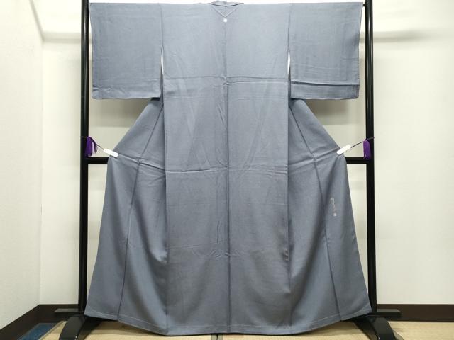 平和屋着物●伝統工芸師　服部光擴　江戸小紋　鮫小紋柄　正絹　逸品　未使用　CABD9421gh