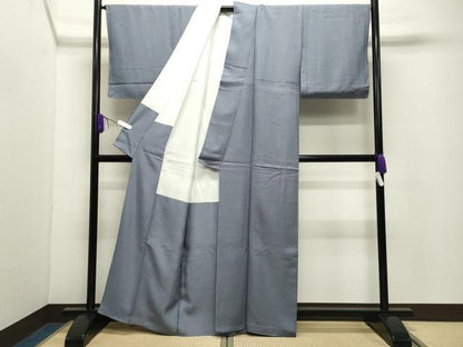 平和屋着物●伝統工芸師　服部光擴　江戸小紋　鮫小紋柄　正絹　逸品　未使用　CABD9421gh