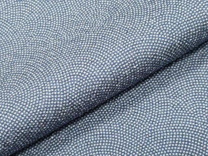 平和屋着物●伝統工芸師　服部光擴　江戸小紋　鮫小紋柄　正絹　逸品　未使用　CABD9421gh