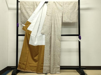 平和屋着物●本場大島紬　7マルキ　菱吉祥文　正絹　逸品　CABD9424gh
