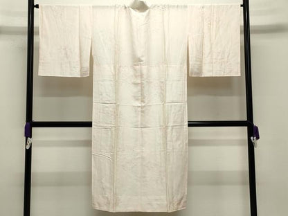 平和屋着物●長襦袢　無双仕立て　草花文　暈し染め　正絹　逸品　CABD9439gh